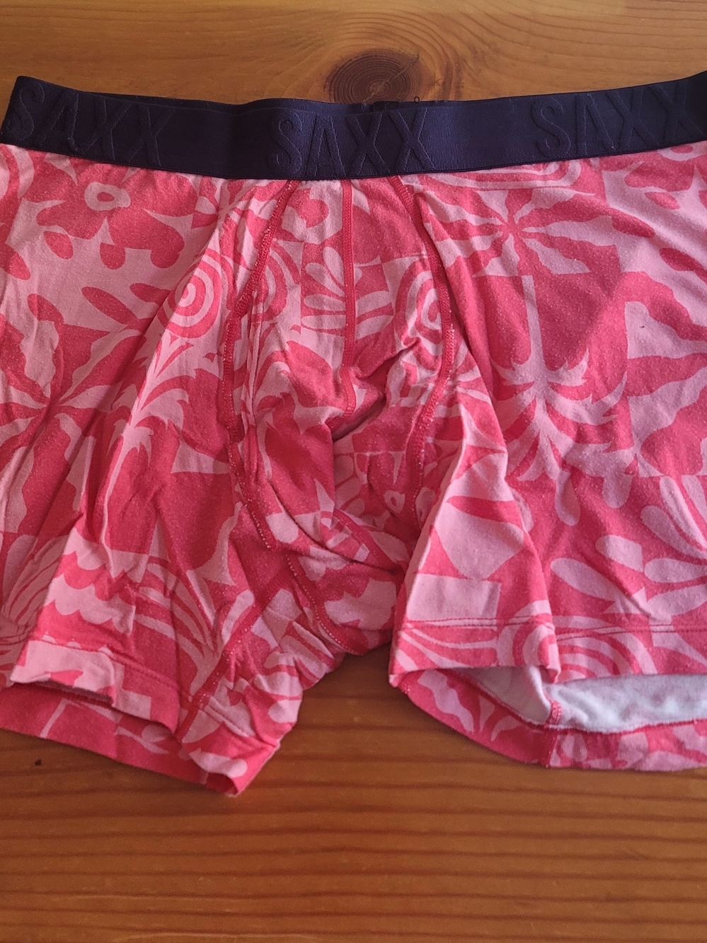 Men's Patterned Boxer Briefs Bundle - Tropical & Navy Prints - Picture 4 of 7